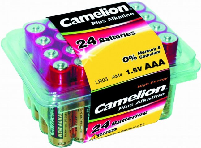Батарейки алкалиновые Camelion 1.5V тип ААА LR03 АM4